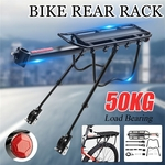 Ficha técnica e caractérísticas do produto Comprimento ajustável Da Bicicleta Da Bicicleta de Liberação Rápida Bagageiro Poste Pannier Rack Traseiro para Fender Sem deformação 50 KG