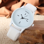 Ficha técnica e caractérísticas do produto Niceday Concise Moda Quartz Relógio de pulso para mulheres dos homens