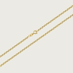 Ficha técnica e caractérísticas do produto Cordão Em Ouro 18k Com 40cm - 2,4gr