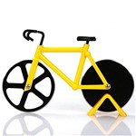 Ficha técnica e caractérísticas do produto Cortador de Pizza Bicicleta Amarela