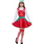 Ficha técnica e caractérísticas do produto Costume Desempenho Christmas Dress manga comprida Cosplay por Mulheres