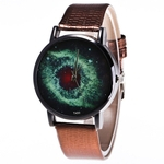 Ficha técnica e caractérísticas do produto Couro com casca preta relógio de quartzo homens e mulheres relógios Quartz WatchT450