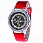 Ficha técnica e caractérísticas do produto Crocodile Leather Strap pulseira Moda Watch Strap Fit elegante s¨¢bio F-335