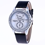 Ficha técnica e caractérísticas do produto Crocodile Leather Strap pulseira Moda Watch Strap Fit elegante s¨¢bio F-329
