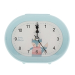 Ficha técnica e caractérísticas do produto Cute Simple Alarm Clock Crianças Relógio De Cabeceira Para Kids Room Blue