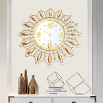 Ficha técnica e caractérísticas do produto 3d diy flor criativa silen metal arte relógio de parede escritório em casa decoração moderna