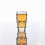 Ficha técnica e caractérísticas do produto 3D transparente Cranio Creative Filmado vidro Cabe?a de cristal Cup para Whiskey Home Bar