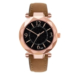 Ficha técnica e caractérísticas do produto D10-B Casual Moda Feminina relógio de quartzo Couro Strap Mulheres Quartz Assista