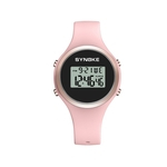 Ficha técnica e caractérísticas do produto Das Crianças Relógios Eletrônicos Simples Moda Relógios De Silicone - Pink