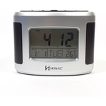 Ficha técnica e caractérísticas do produto Despertador Herweg 2979 cor Prata Com Calendario, Timer E Temperatura