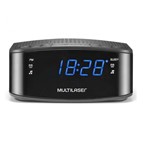 Radio Relógio Multilaser Sp167 Bivolt 5w Led com Despertador