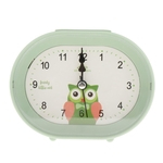 Ficha técnica e caractérísticas do produto Despertador Simples Bonito Kid Relógio De Cabeceira Para Quarto De Crianças Verde
