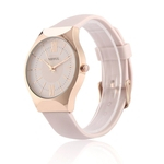Ficha técnica e caractérísticas do produto DIFFUL quartzo relógio com confortável Silicone Watch Band por Mulheres DF17-WF02