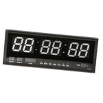 Ficha técnica e caractérísticas do produto Digital Grandes Dígitos Led Relógio De Mesa De Parede Com Calendário Temperatura Ue