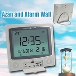Ficha técnica e caractérísticas do produto Digital Wall Muçulmano Azan Relógio Rezar Despertador Com Fajr Qibla Automático Presente