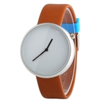 Ficha técnica e caractérísticas do produto Discagem cor sólida plástico relógio de pulseira Moda Nostalgic Estilo selvagem relógio de quartzo