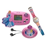 Disney - Conjunto de Rádio FM, Minigame e Relógio Digital Cinderela - Candide - Princesas Disney