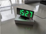 Display Relógio de Led Espelho Calendaro Alarme 5v USB - Tlt