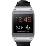 Ficha técnica e caractérísticas do produto Dispositivo de Pulso Samsung Galaxy Gear com Chamadas de Voz e SMS, Câmera de 1.9 MP e Controle de Mídia - Preto