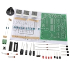 Ficha técnica e caractérísticas do produto DIY Placa de circuito PCB Digital LED Kits de alarme de relógio eletrônico Set 6 Digit