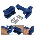 Ficha técnica e caractérísticas do produto Double Edge Trimmer Set Madeira cabeça cauda aparamento Carpenter Banding Machine Tools Hardware de tratamento de madeira Trimmer Cauda tool kit