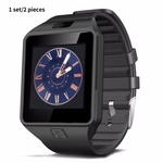 Ficha técnica e caractérísticas do produto Dz09 Smart Watch Relógio de pulso portátil Smart Phone Watch Relógio de desporto da câmara