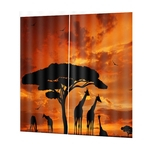 Ficha técnica e caractérísticas do produto DZ3005 3D Giraffe Digital Printing Waterproof Mildew Shower Curtain140*100