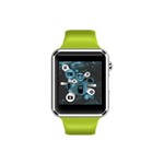 Ficha técnica e caractérísticas do produto E- Watch Relógio Inteligente com Função Celular e Notificações Via Bluetooth - Pulseira Verde