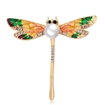 Ficha técnica e caractérísticas do produto Elegante Pin Broche Dragonfly Modelo Camisola Acessórios banquete do casamento Jóias