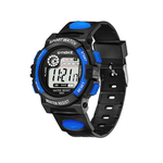 Ficha técnica e caractérísticas do produto Eletrônico Moda Multifuncionais Waterproof O Relógio Dos Homens - Azul