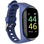 2 em 1 Monitor de Frequência Cardíaca À Prova de água Smart Watch Monitor de Fitness para auscultadores Bluetooth Localizador de Fitness Pressão Arterial smartwatch headphone