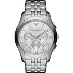 Ficha técnica e caractérísticas do produto Emporio Armani Classic Chronograph Silver Dial Mens Watch