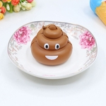 Ficha técnica e caractérísticas do produto Engraçado mole Simulate Poop Squeeze Toy Apaziguador mordaça brinquedo Prank para Kid presente