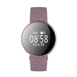 Esporte bluetooth impermeável rodada smart watch faixa pedômetro heart rate monitor