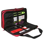 Ficha técnica e caractérísticas do produto Estojo Chef para Facas e Utensílios - 12 Bolsos Vermelho - Vermelho