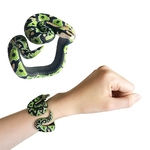 Ficha técnica e caractérísticas do produto Fake Snake Resin Bracelet Novelty Toys Scary Rattlesnake Cobra Horror Funny Joke Prank Gift