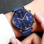 Ficha técnica e caractérísticas do produto Fashion Watches Men Leather Bracelet Quartz Wrist Watch