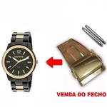 Ficha técnica e caractérísticas do produto Fecho Tranca Dourado Compatível com Relógio Technos 2035lmh 18mm - Oficina dos Relógios