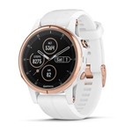 Fenix 5S Plus -Ouro-Tela de Safira-Smartwatch Gps Premium para Aventuras, Multiesportivo com Música