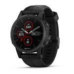 Fenix 5s Plus-preto-tela de Safira-smartwatch Gps Premium para Aventuras, Multiesportivo com Música - Garmin