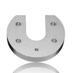 Ficha técnica e caractérísticas do produto Ferradura em forma de ferradura Hot Groove Alloy Mount CNC Block CNC Heat End Fixed Circular Mount Snap Ring for 3D printer parts