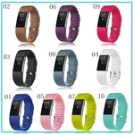 Fitbit Carga 2 Substituição Strap Banda pulseira de silicone para Rastreador Atividade