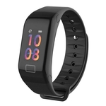 Ficha técnica e caractérísticas do produto Fitness Tracker Wristband Heart Rate Monitor Smart Bracelet F1 Smartbracelet Blood Pressure With Pedometer Bracelet