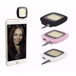 Ficha técnica e caractérísticas do produto Flash Selfie Smartphone Celular Camera Luz Led Iphone Galaxy Branco