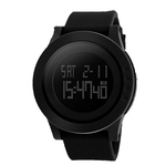Ficha técnica e caractérísticas do produto Men's Wristwatch Homens Boy Concise Eletrônica Digital Multi-função Sport Watch Casual Backlight Relógio de pulso