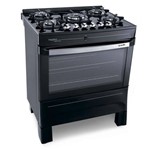 Ficha técnica e caractérísticas do produto Fogão Á Gás Maggiore Vetro Gourmet - Grill Elétrico - Timer Touch - Preto Fosco - 5 Bocas - Mueller