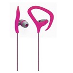 Ficha técnica e caractérísticas do produto Fone de Ouvido Auricular Fitness Rosa Multilaser - Ph166