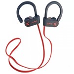 Ficha técnica e caractérísticas do produto Fone de Ouvido Bluetooth Esportivo S/Fio Knup Vermelho