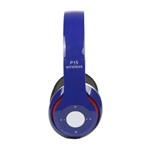 Fone de Ouvido Bluetooth P15 - Azul