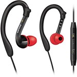 Fone de Ouvido Clip On Preto e Vermelho - SHQ3017 - Philips